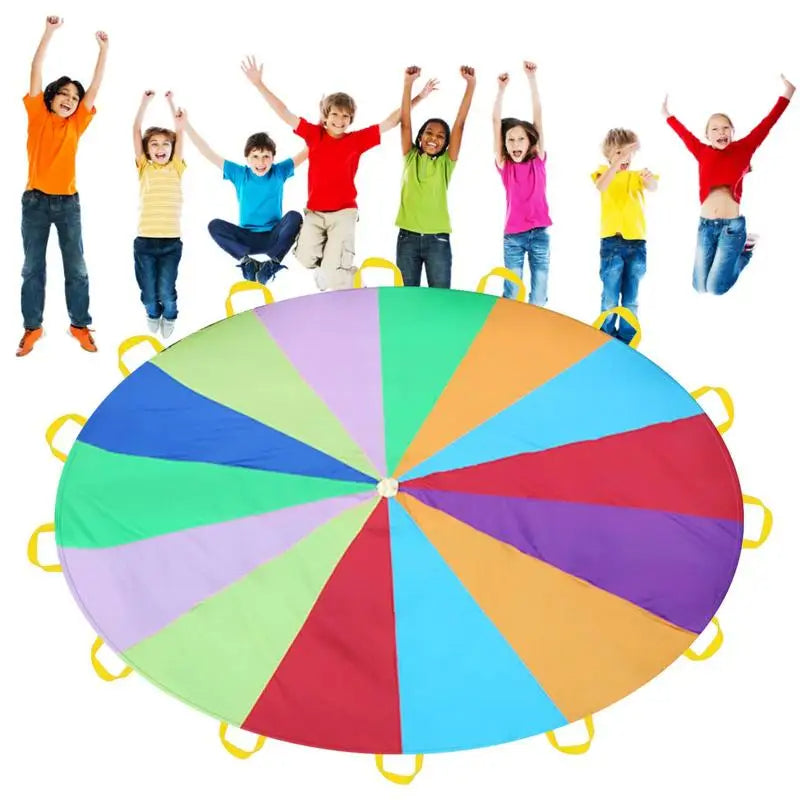 Parachute Toys For Kids Giant Parachute For Kids Equipment For Elementary School Gymnastics Equipment Outdoor Games For Kids