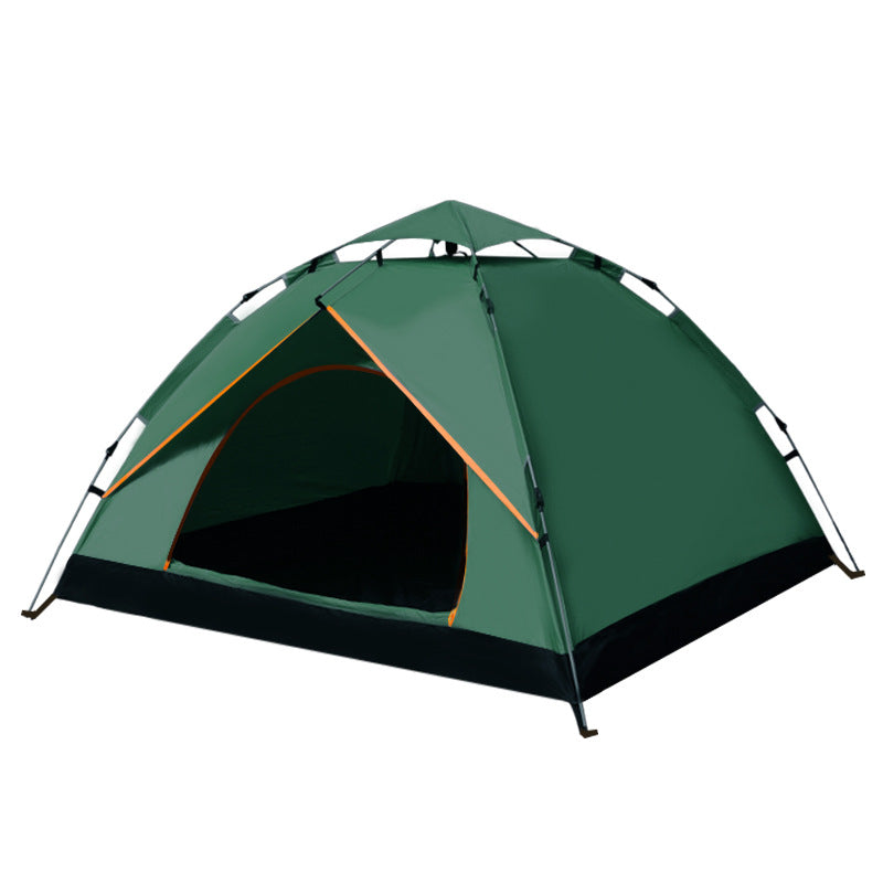 Outdoor Automatic Quick Open Tents Two Door Beach Camping Tent Breathable Rainproof And Sunscreen