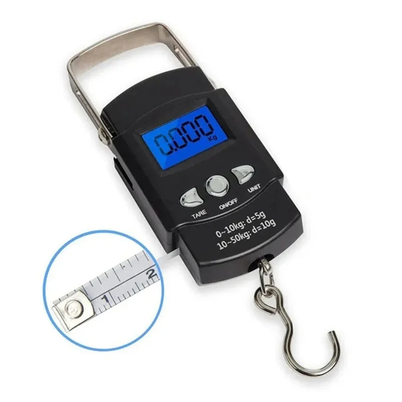 50kg/10g Oauee Mini Scale Electronic For Fishing Luggage Travel Weighting Steelyard Portable Digital Kitchen Scales