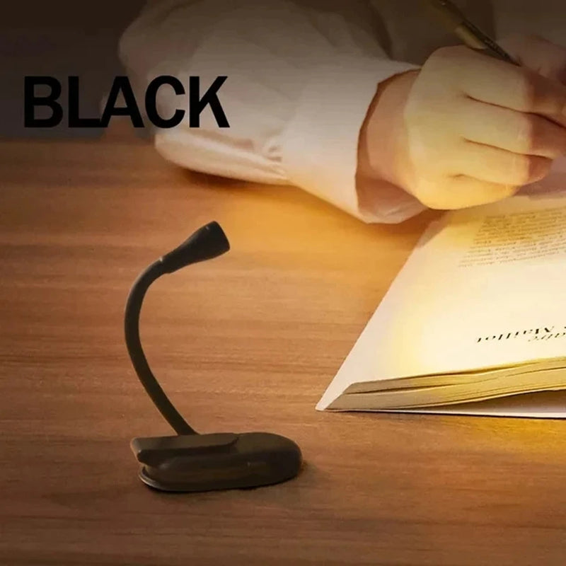 Book Light Reading Lights for Books in Bed Led Book Night Lamp Rechargeable 3 Color Stepless Brightness Clip on Reading Lamp