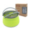 New Camping Portable Silicone Folding Kettle Outdoor Compressible Folding Pot Travel Silicone Kettle