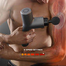 Electric massage gun fascia gun with hot and cold therapy fitness exercise muscle relaxation instrument