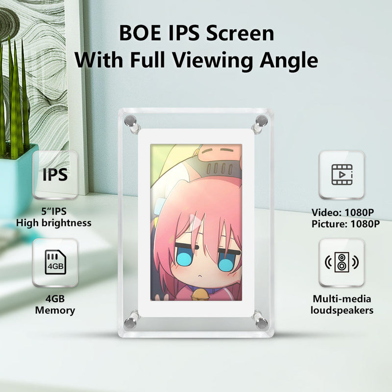 5 inch HD 1080p Digital Photo Frame Advertising Machine Video Picture Player Picture Display Publicity Player