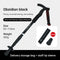 Outdoor telescopic climbing stick aluminum alloy crutches portable walking stick portable climbing equipment