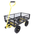 Solid wheels Tools cart Wagon Cart Garden cart trucks make it easier to transport firewood