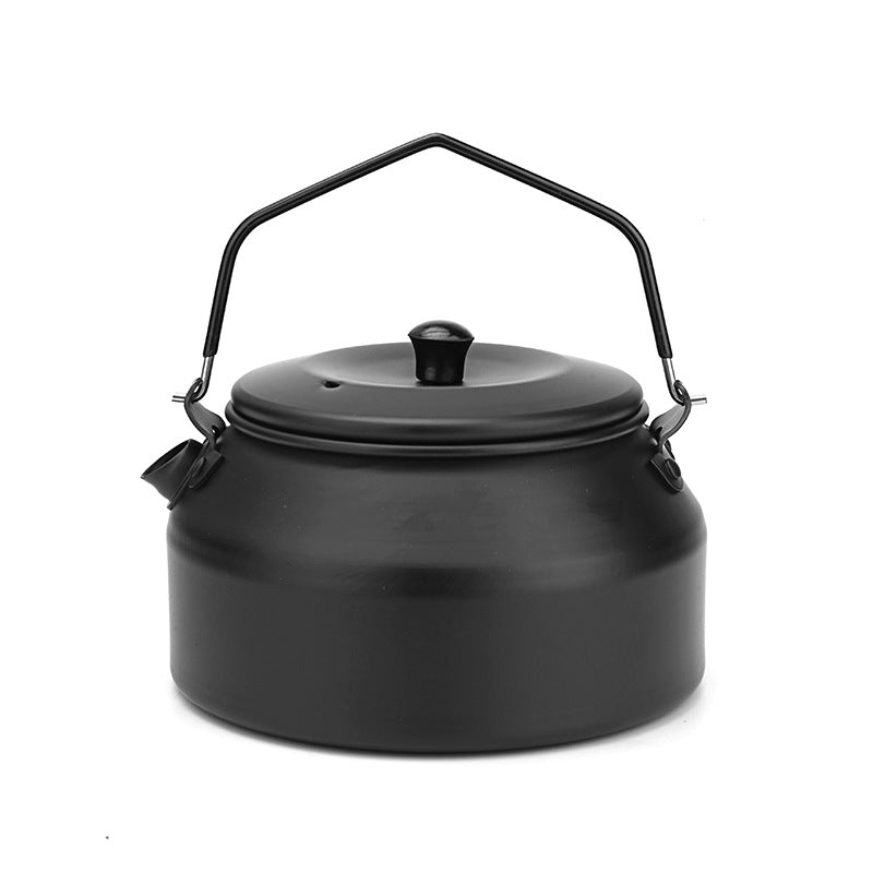 Non-stick coating aluminum alloy cover pot kettle lightweight portable camping pot frying pan outdoor picnic pot set