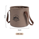 Hot sale Tarpaulin Cloth Foldable Bucket Collapsible Water Container Men Travelling Camping Fishing Bag