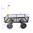 Solid wheels Tools cart Wagon Cart Garden cart trucks make it easier to transport firewood