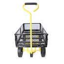 Solid wheels Tools cart Wagon Cart Garden cart trucks make it easier to transport firewood