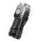 Mini Powerful LED Flashlight USB Rechargeable Strong Light Torch with Three Eye Flashlight Portable Camping Fishing Lantern