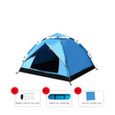 Outdoor Automatic Quick Open Tents Two Door Beach Camping Tent Breathable Rainproof And Sunscreen