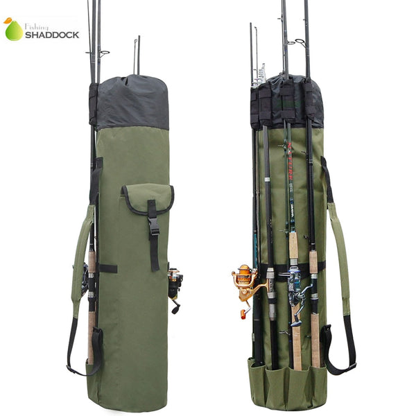 Fishing Portable Multifunction Nylon Fishing Bags Fishing Rod Bag Case Fishing Tackle Tools Storage Bag