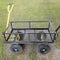 Solid wheels Tools cart Wagon Cart Garden cart trucks make it easier to transport firewood