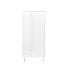 Armoire with 2 Doors with Handle for bedroom White