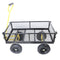 Solid wheels Tools cart Wagon Cart Garden cart trucks make it easier to transport firewood