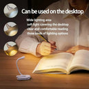 Book Light Reading Lights for Books in Bed Led Book Night Lamp Rechargeable 3 Color Stepless Brightness Clip on Reading Lamp