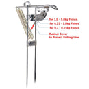 LEO High Strength Automatic Fishing Rod Holder Upgraded Double  Thickened Steel Automatic  Pole