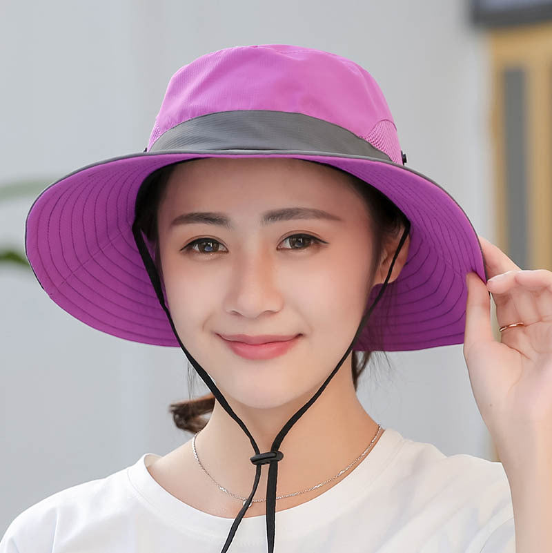 Couple Sun Hat Summer Men And Women Outdoor Sports Fisherman Hat Female Sun Hat Sun Hat Travel Mountaineering Travel Hat