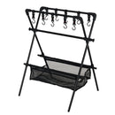 Outdoor camping folding shelf camping car drying rack drying net drying rack storage rack