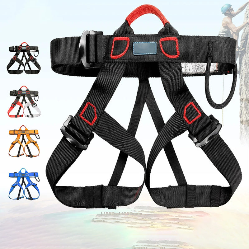 Outdoor Safety Belt Climb Rock Safety Harness Tree Climbing Half Body Harness For Women Men Children Ideal Gift For Rock Climber