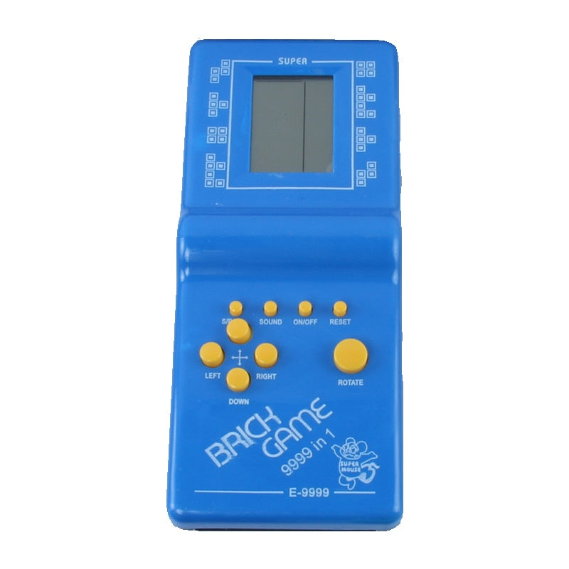 Classic Handheld Game Machine Tetris Game Kids Game Console Toy with Music Playback Retro Children Pleasure Games Player