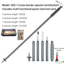 Folding telescopic outdoor hiking tactical self-defense stick Walking stick