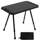 Folding Picnic Table Adjustable Height Outdoor Table Aluminium Alloy Tactical Table for Outdoor Indoor Picnic BBQ Hiking