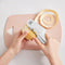 4 in 1 Multifunctional Garlic Mincer and Slicer Ergonomic Handle Food-Grade ABS and Stainless-Steel Garlic Press Can Opener