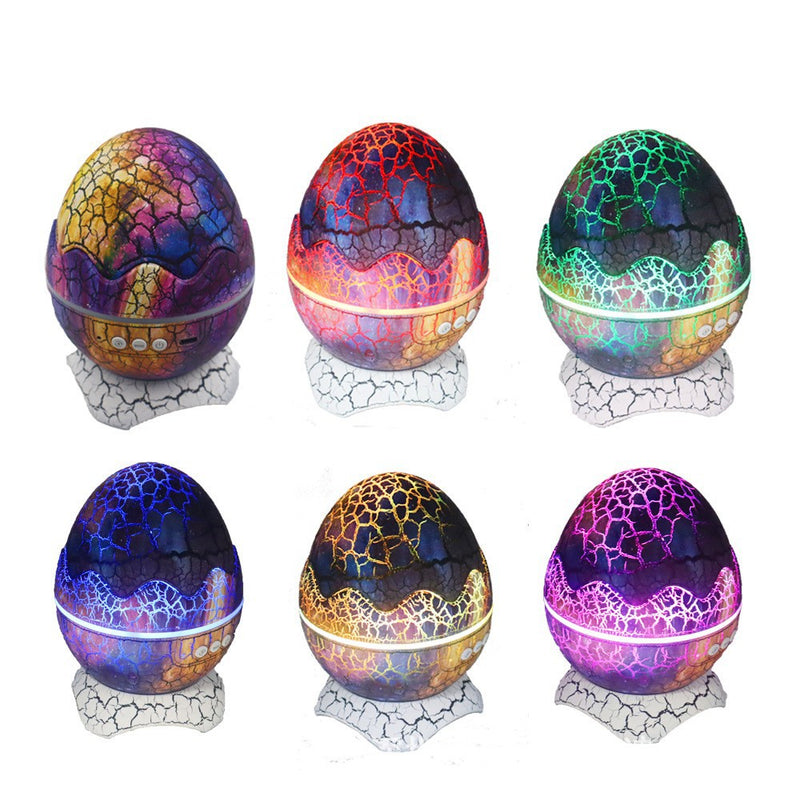 LED Dinosaur Egg Star Sky Projection Light Remote Control Bluetooth Music Star Sky Light Christmas Day Atmosphere Night Light Projector