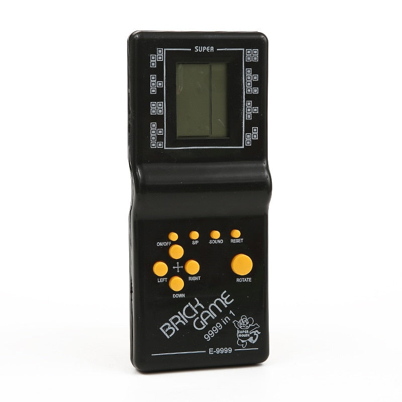 Classic Handheld Game Machine Tetris Game Kids Game Console Toy with Music Playback Retro Children Pleasure Games Player