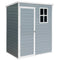 5x3ft Resin Outdoor Storage Shed Kit-Perfect to Store Patio Furniture Grey