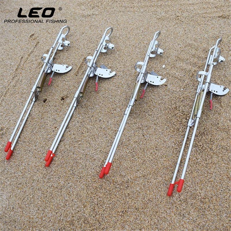 LEO High Strength Automatic Fishing Rod Holder Upgraded Double  Thickened Steel Automatic  Pole