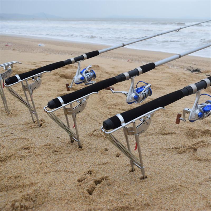 LEO High Strength Automatic Fishing Rod Holder Upgraded Double  Thickened Steel Automatic  Pole