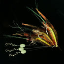 Soft Worm Luminous Bionic Shrimp 8 Lua Soft Shrimp Fake Bait Freshwater Pass Kill Bass Black Fish Warped Mouth Sea Fishing Bait Fish