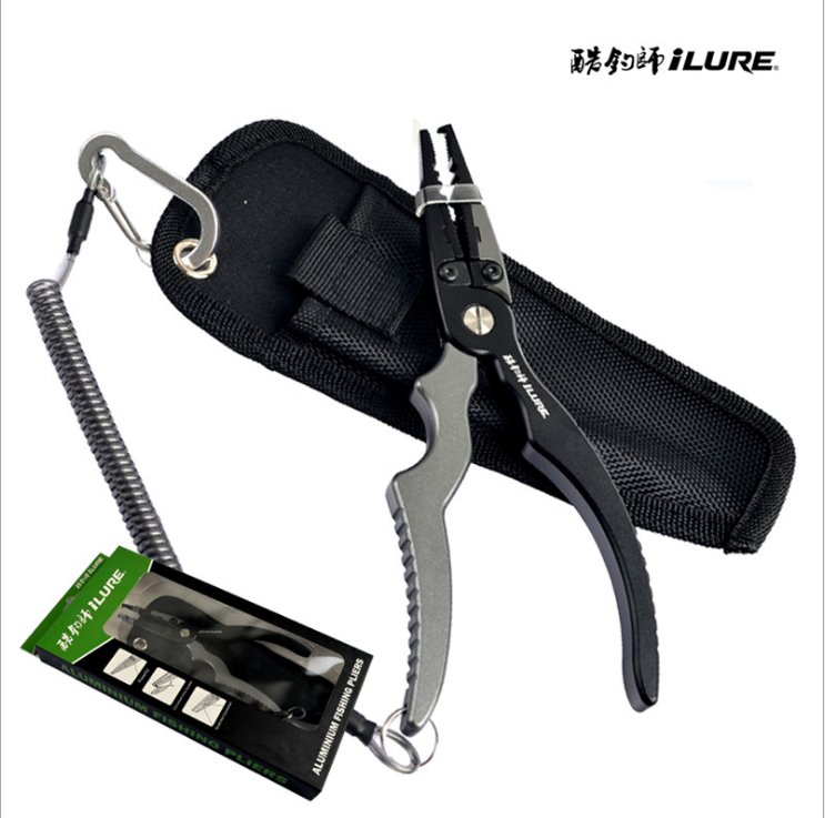 Alua aluminum alloy alua tongs / fishing tongs / fish control device / hook removal tongs with missing hand rope tongs