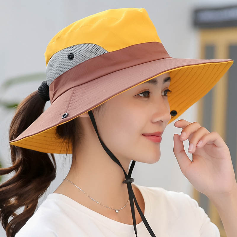 Couple Sun Hat Summer Men And Women Outdoor Sports Fisherman Hat Female Sun Hat Sun Hat Travel Mountaineering Travel Hat