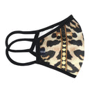 Multi Brown Leopard 3-Layered Face Cover-PM0243