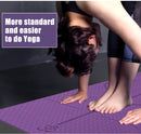 1830*610*6mm Non Slip Yoga Mat with Position Line