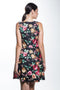 Women's Aster Pocket Black Floral Fashion Dress