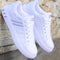 Flat Comfortable Unisex White Sneakers