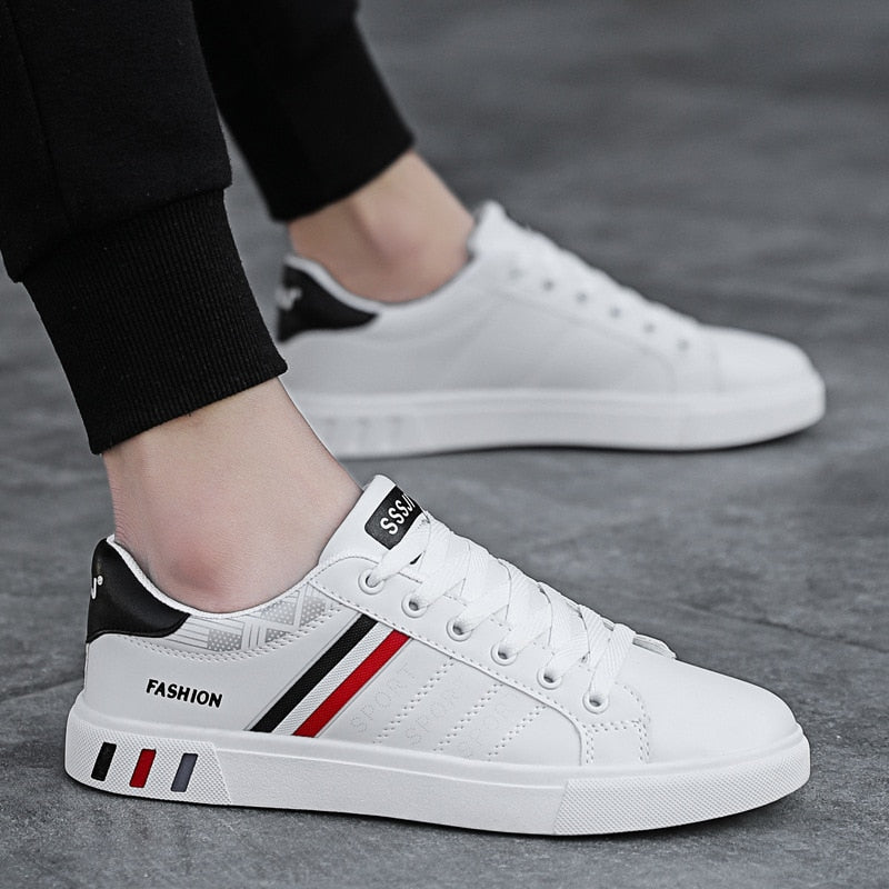 Flat Comfortable Unisex White Sneakers