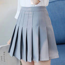 Women High Waist Pleated Skirt