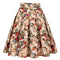 Retro Vintage Women Midi Skirts