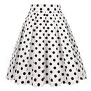 Retro Vintage Women Midi Skirts