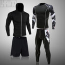 2022 Men Sportswear Compression Suits