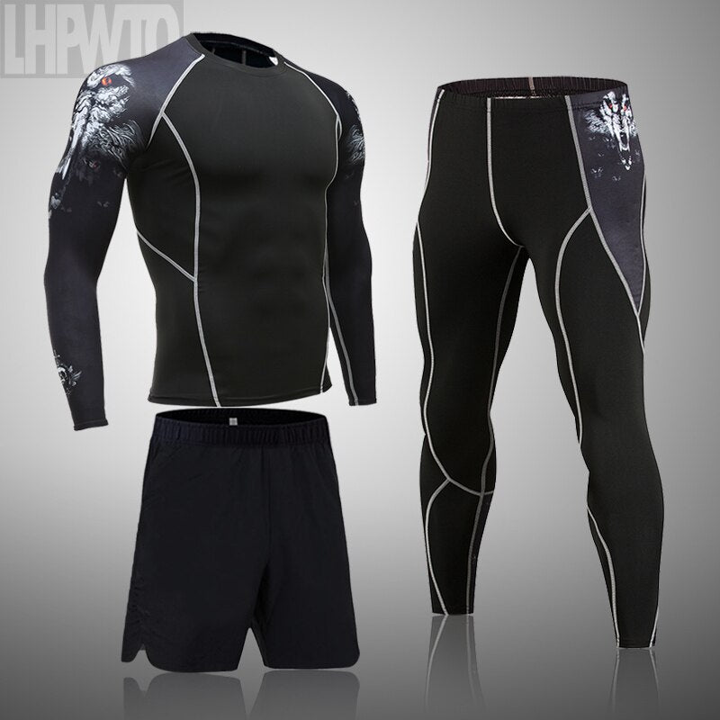 2022 Men Sportswear Compression Suits