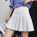 Women High Waist Pleated Skirt