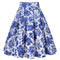 Retro Vintage Women Midi Skirts