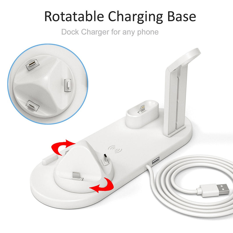 4 in 1 Wireless Charging Dock Station