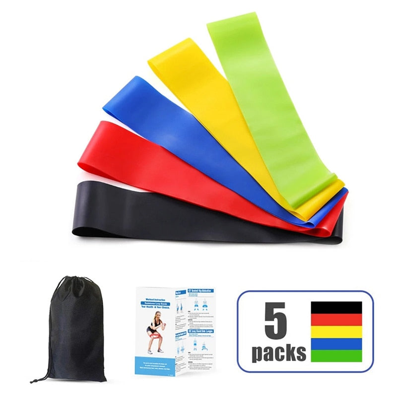 100 LBS Home Exercise Resistance Bands